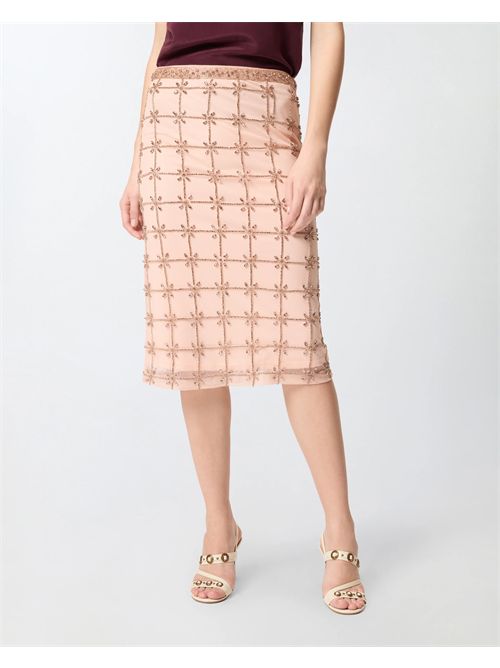 Gonna longuette in tulle con cristalli PINKO | 106031A32B/ZN6